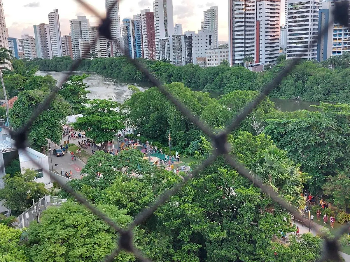רסיפה 2 Suites Amplas, Ventiladas Com Banheiro Privativo E Vista Para O Rio E 1 Quarto Individual ברזיל